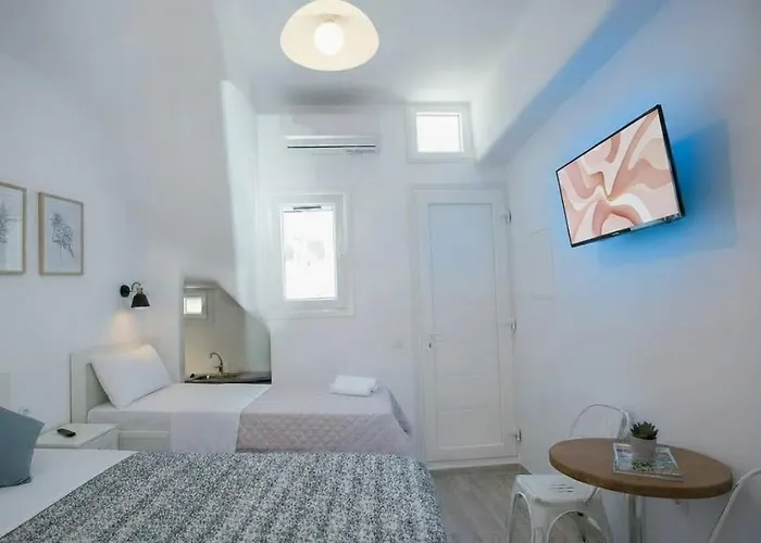 Ferienhaus Beautiful W Kitchen Right In Mykonos Center *